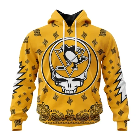 NHL Pittsburgh Penguins Special Grateful Dead Design,QTNHL080524A1906