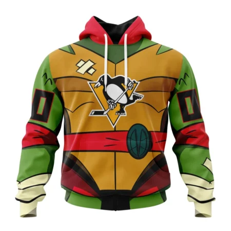 NHL Pittsburgh Penguins Special Teenage Mutant Ninja Turtles Design,QTNHL080524A2264