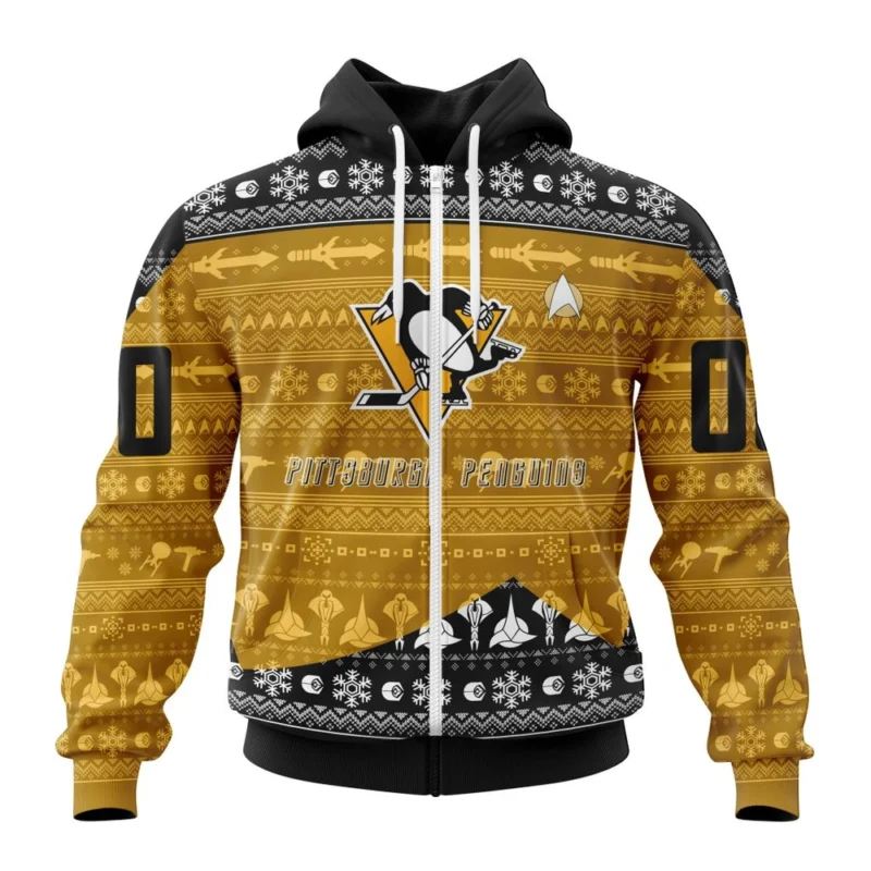 NHL Pittsburgh Penguins Special Star Trek Design,QTNHL 080524B3006