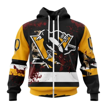 NHL Pittsburgh Penguins, Specialized Design Jersey With Your Ribs For Halloween,QTNHL 080524B3499