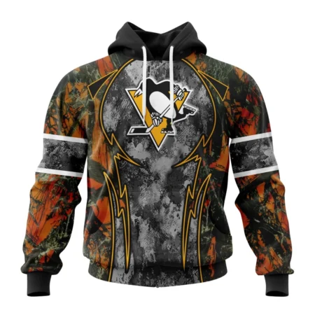 NHL Pittsburgh Penguins, Specialized Design Wih Camo Concepts For Hungting In Forest,QTNHL080524A3643