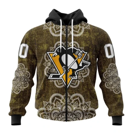 NHL Pittsburgh Penguins, Specialized Mandala Style,QTNHL 080524B4046