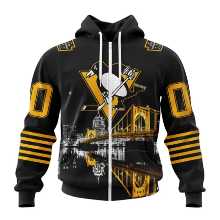 NHL Pittsburgh Penguins City Of The Champions Steel City Design,QTNHL 080524B4076