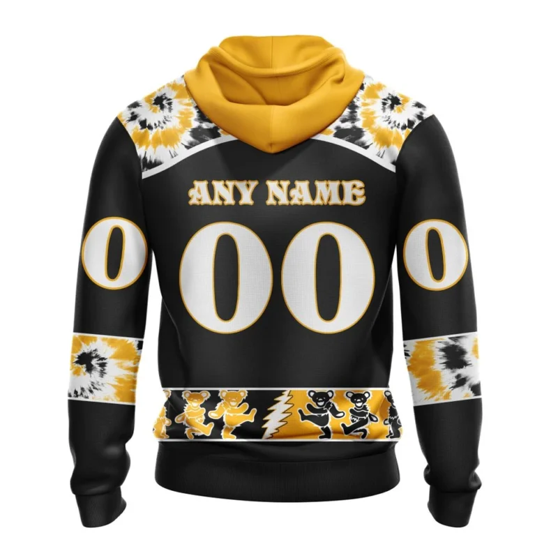 NHL Personalized Name And Number, Pittsburgh Penguins Special Grateful Dead Design,QTNHL Personalized Name And Number,080524B48