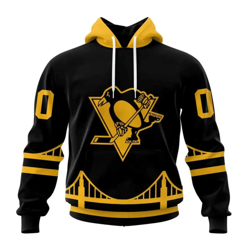 NHL Pittsburgh Penguins Special Blackout Design,QTNHL080524A592