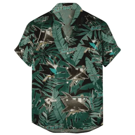 San Jose Sharks  Vintage Style National Hockey League Hawaiian Shirt All Over Prints QTHW2310724A24