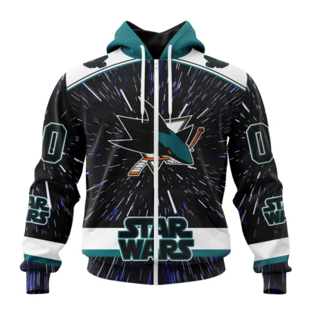 NHL Personalized Name And Number, San Jose Sharks Special Star Wars Design,QTNHL Personalized Name And Number,080524B1115