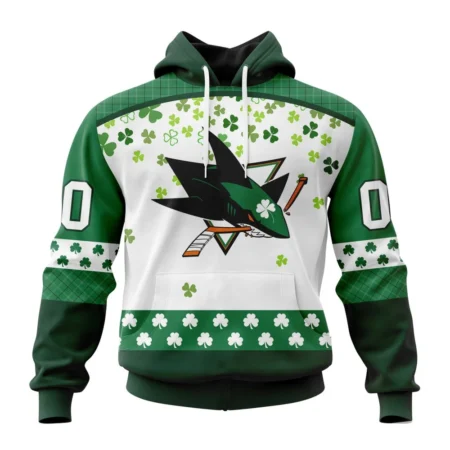 NHL San Jose Sharks Special Design For St. Patrick Day,QTNHL080524A1238