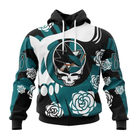 NHL San Jose Sharks Special Grateful Dead Design,QTNHL080524A1270