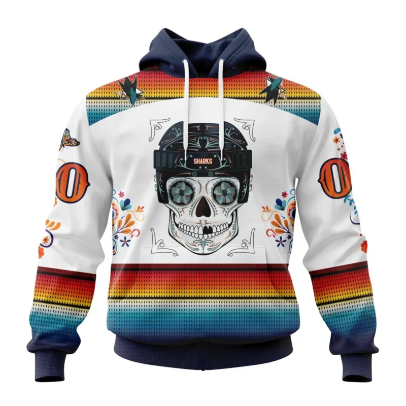 NHL San Jose Sharks Special Design For Dia De Los Muertos,QTNHL080524A1440