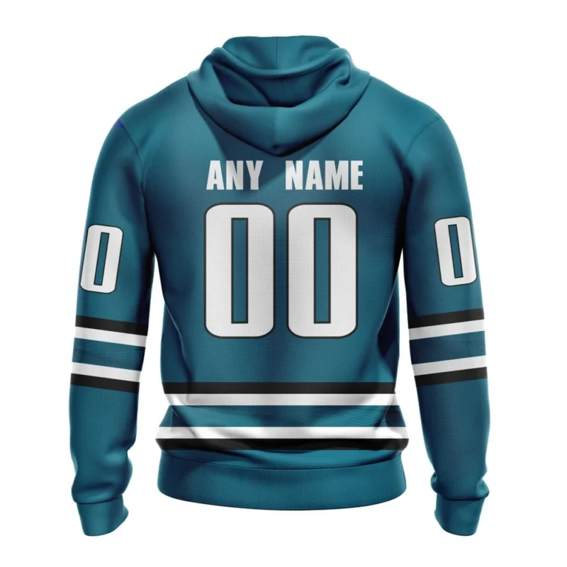 NHL Personalized Name And Number, San Jose Sharks Personalized  Home Kits,QTNHL Personalized Name And Number,080524B1542