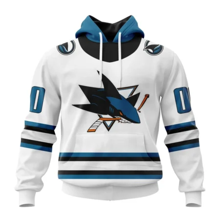 NHL San Jose Sharks Personalized  Away Kits,QTNHL080524A1543