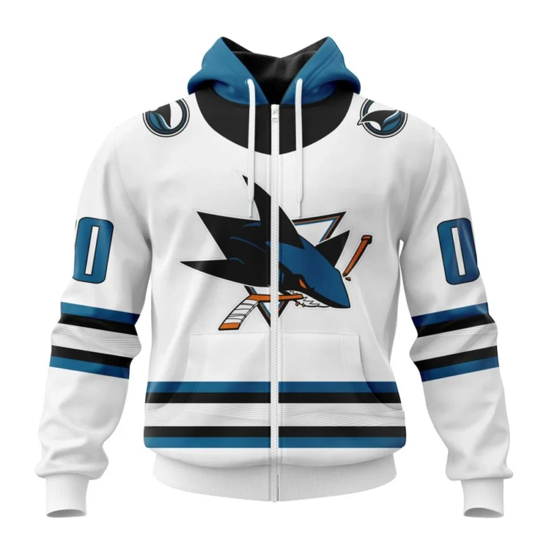 NHL Personalized Name And Number, San Jose Sharks Personalized  Away Kits,QTNHL Personalized Name And Number,080524B1543