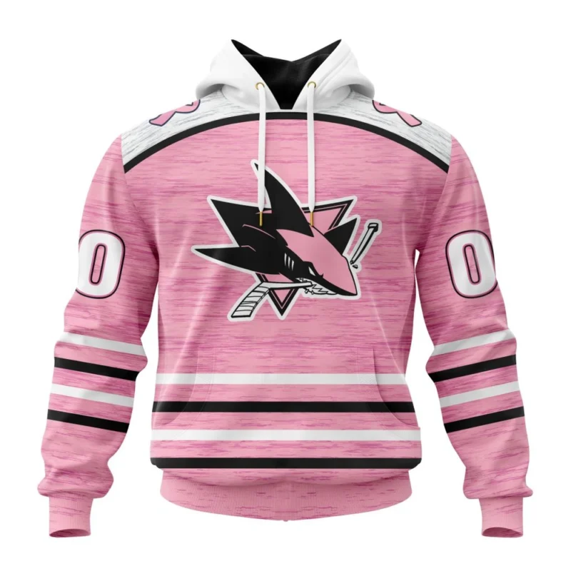 NHL San Jose Sharks Special Pink Fight Breast Cancer Design,QTNHL080524A1737