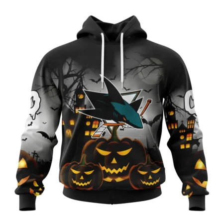 NHL San Jose Sharks Special Design For Halloween,QTNHL080524A1990