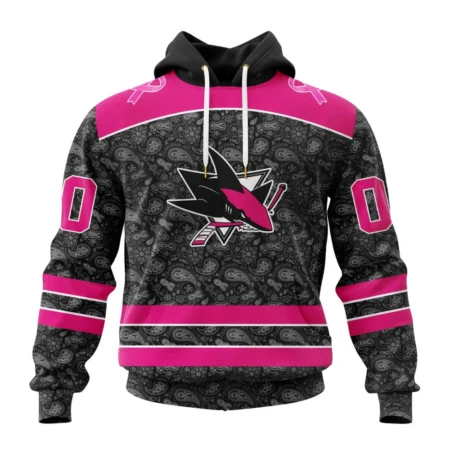 NHL San Jose Sharks Special Pink In The Rink Fight Breast Cancer,QTNHL080524A2077