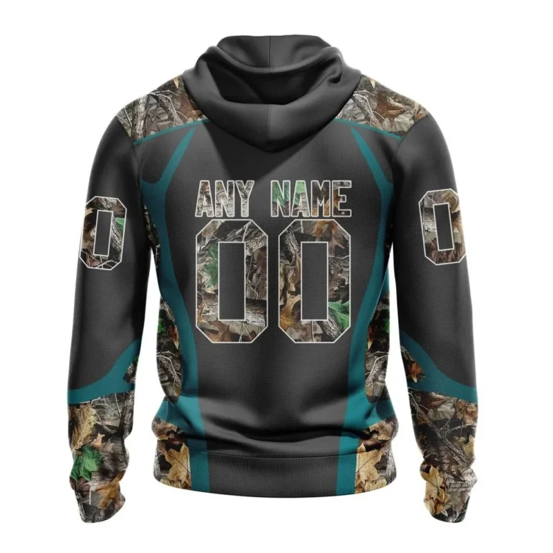 NHL Personalized Name And Number, San Jose Sharks Special Camo Hunting Design ,QTNHL Personalized Name And Number,080524B2205