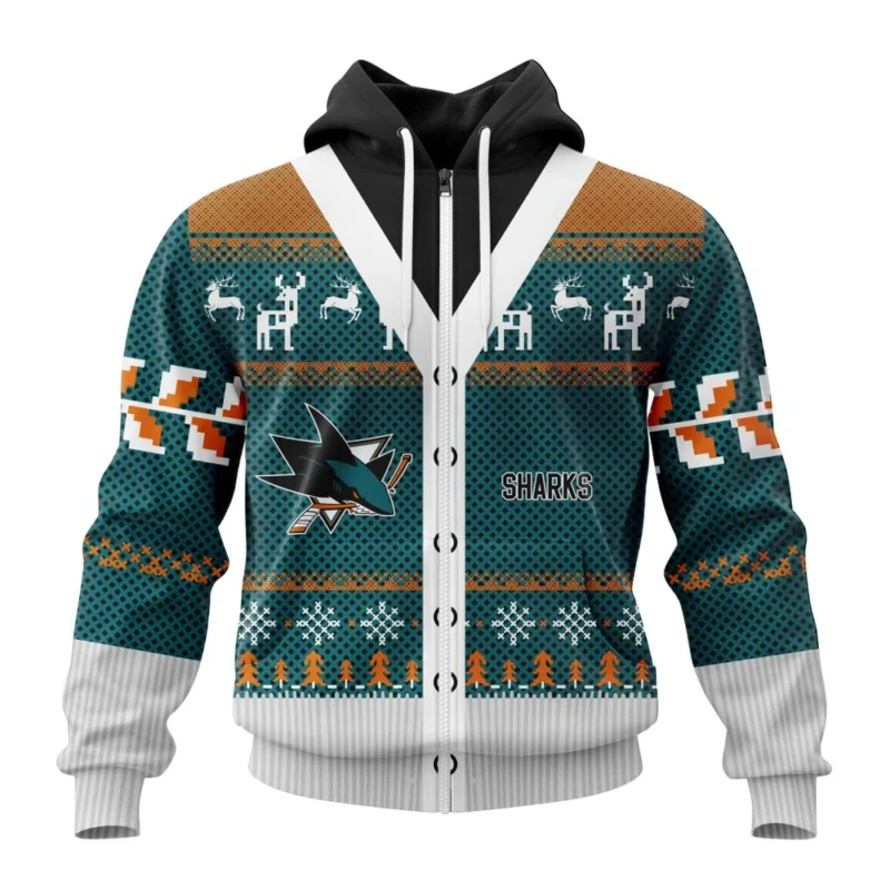 NHL Personalized Name And Number, San Jose Sharks, Specialized Chrismas Season,QTNHL Personalized Name And Number,080524B2788