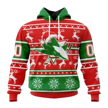 NHL San Jose Sharks, Specialized Unisex Christmas Is Coming ,QTNHL080524A2953