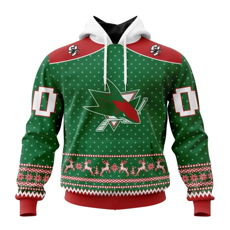 NHL San Jose Sharks Special Christmas Apparel,QTNHL080524A3035