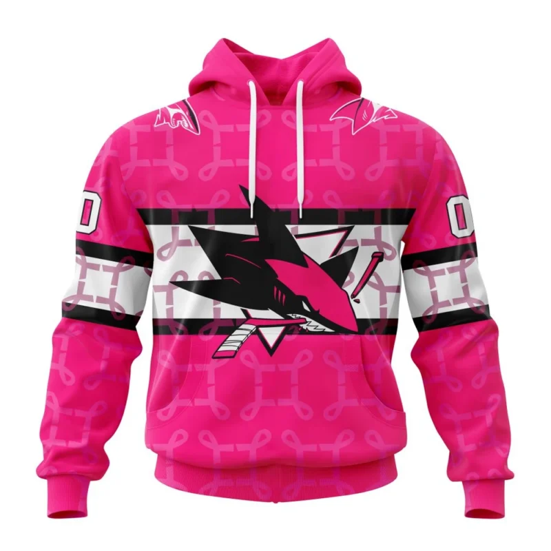 NHL San Jose Sharks, Specialized Design I Pink I Can, In October We Wear Pink Breast Cancer,QTNHL080524A3613