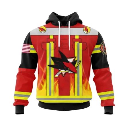 San Jose Sharks Honnor Firefighter Uniform ,QTNHL080524A3748