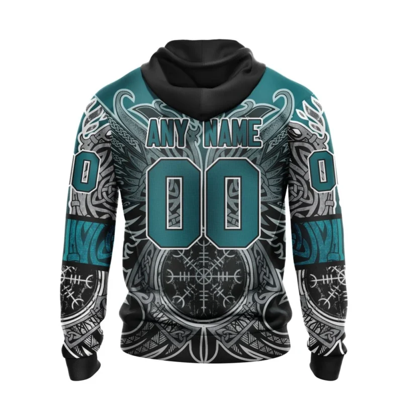 San Jose Sharks , Specialized Norse Viking Symbols,QTNHL 080524B3855