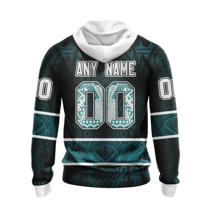 San Jose Sharks, Specialized Native With Samoa Culture ,QTNHL080524A3856