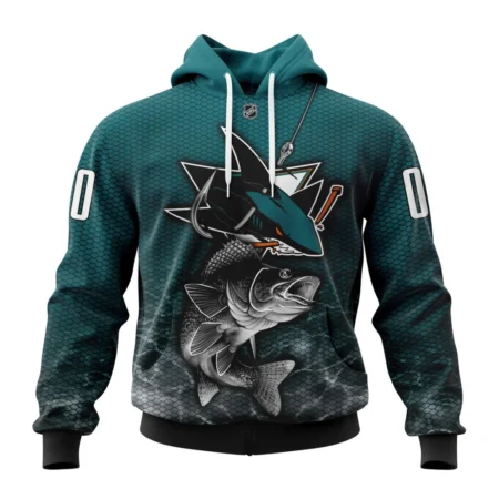 NHL San Jose Sharks, Specialized Fishing Style,QTNHL080524A3988