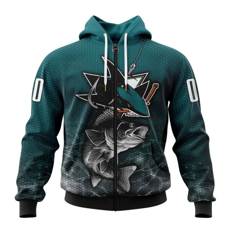 NHL San Jose Sharks, Specialized Fishing Style,QTNHL 080524B3988