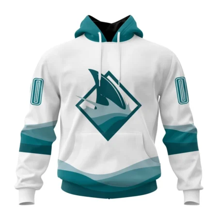 NHL San Jose Sharks Special Whiteout Design,QTNHL080524A559