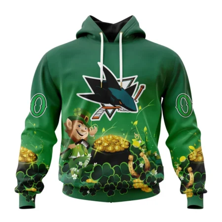 NHL San Jose Sharks Special Design For St. Patrick' Day,QTNHL080524A893