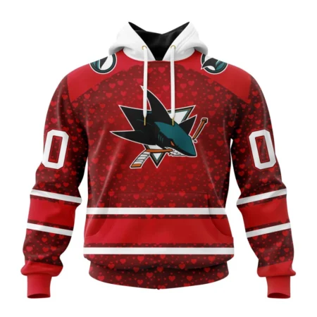 NHL San Jose Sharks Special Gift For Valentines Day,QTNHL080524A988