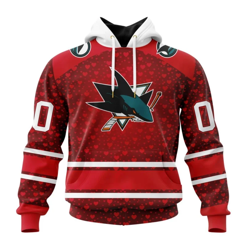 NHL San Jose Sharks Special Gift For Valentines Day,QTNHL080524A988