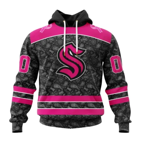 NHL Seattle Kraken Special Pink In The Rink Fight Breast Cancer,QTNHL080524A108