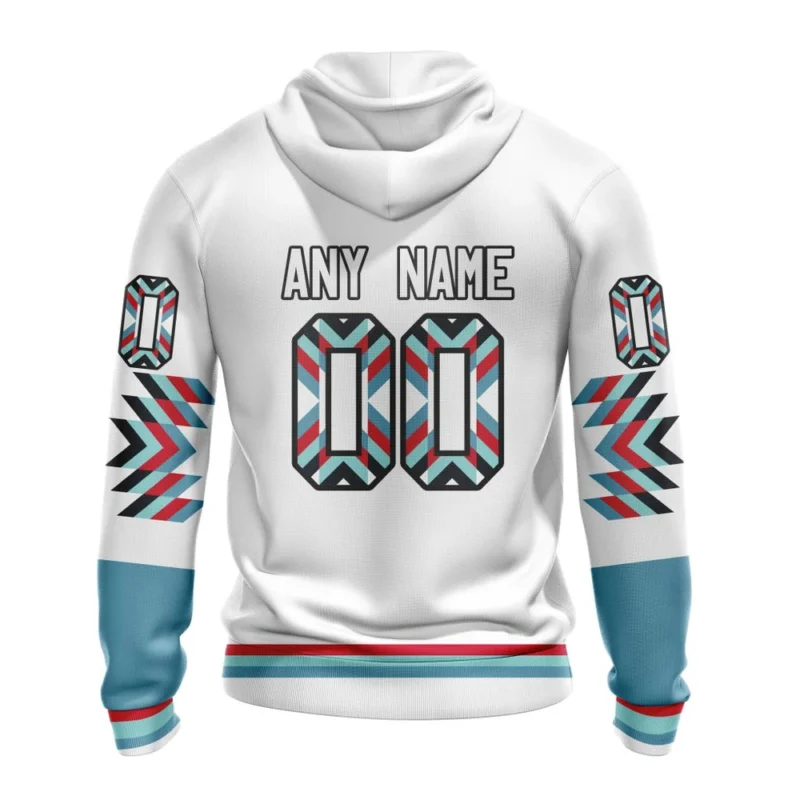 NHL Personalized Name And Number, Seattle Kraken Special Design With Native Pattern,QTNHL Personalized Name And Number,080524B1573