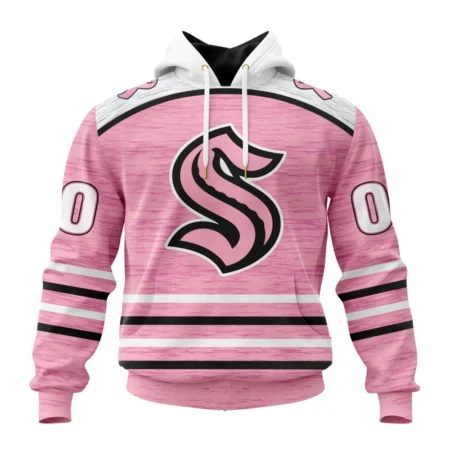 NHL Seattle Kraken Special Pink Fight Breast Cancer Design,QTNHL080524A1736