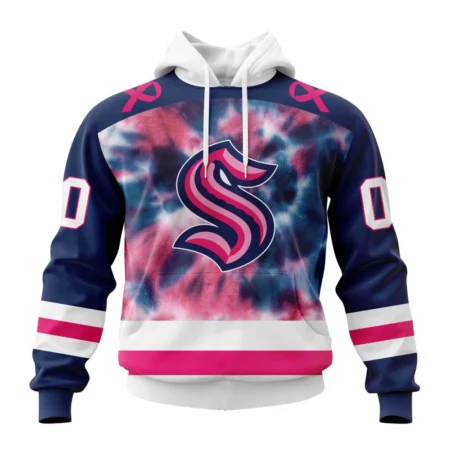 NHL Seattle Kraken Special Pink October Fight Breast Cancer,QTNHL080524A1824