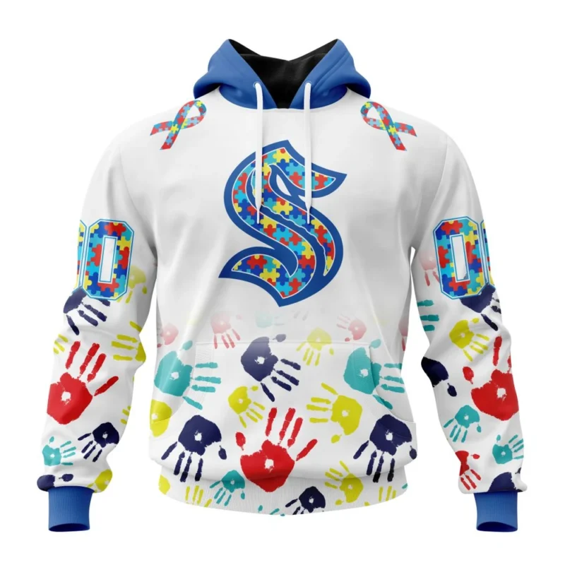 NHL Seattle Kraken Special Autism Awareness Design,QTNHL080524A2496