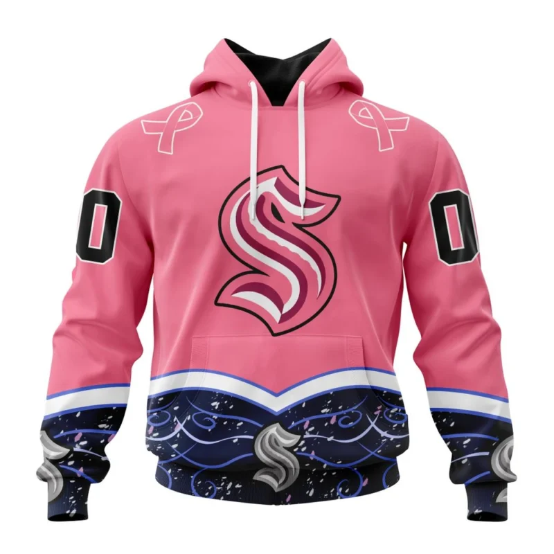 NHL Seattle Kraken, Specialized Unisex For Hockey Fights Cancer,QTNHL080524A2817