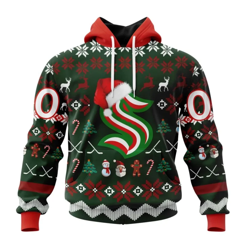 NHL Seattle Kraken, Specialized Unisex Christmas Is Coming,QTNHL080524A2930