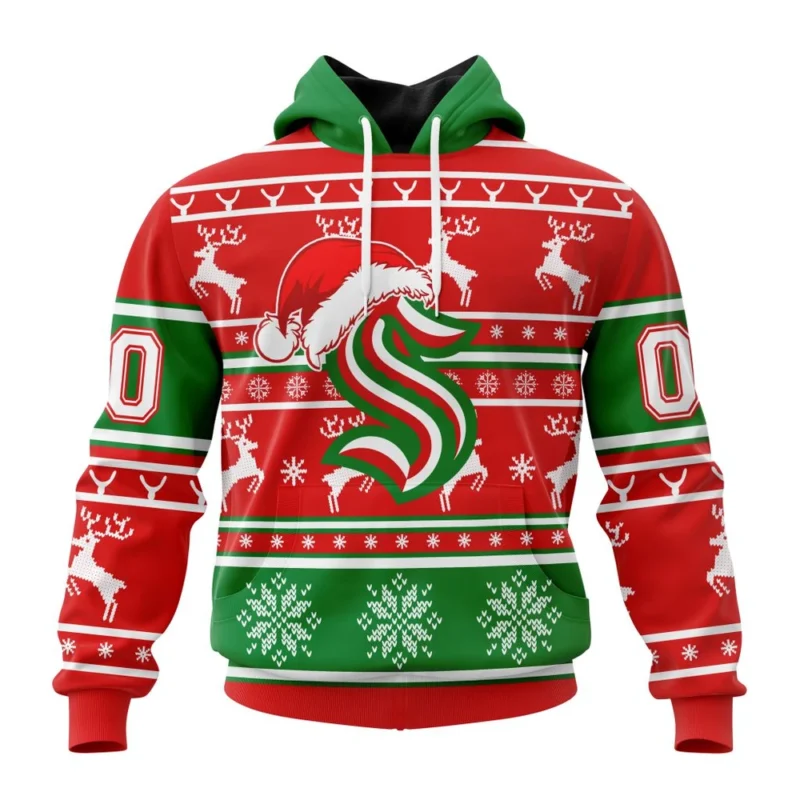 NHL Seattle Kraken, Specialized Unisex Christmas Is Coming ,QTNHL080524A2952