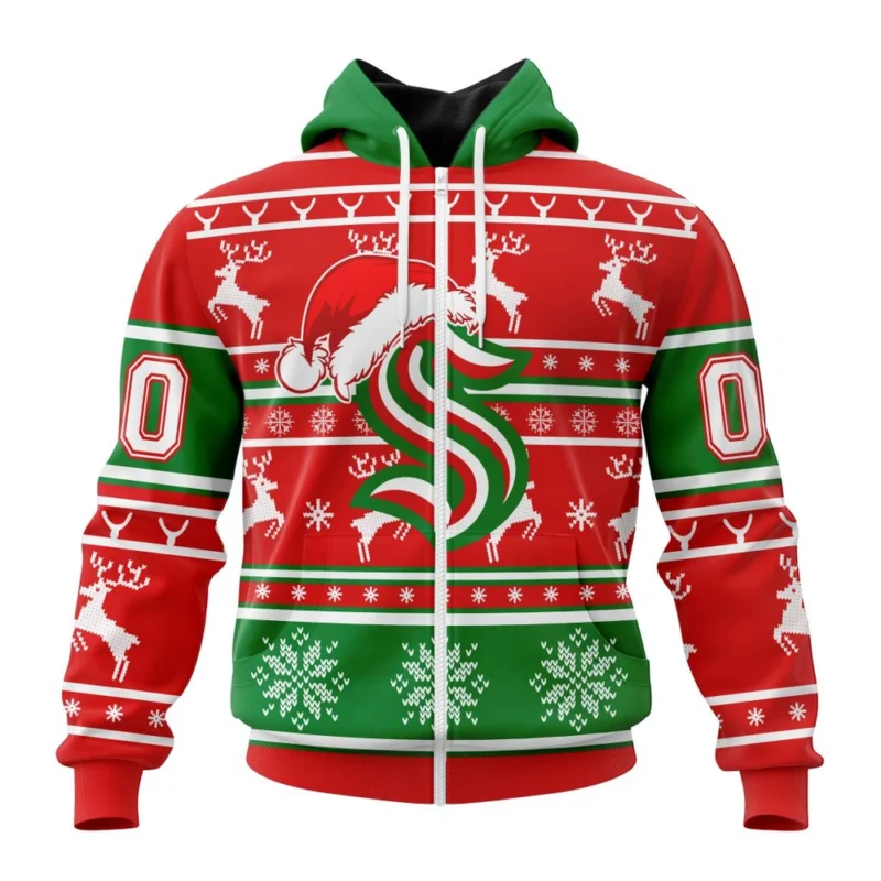 NHL Seattle Kraken, Specialized Unisex Christmas Is Coming ,QTNHL 080524B2952