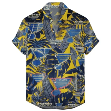 St Louis Blues  Vintage Style National Hockey League Hawaiian Shirt All Over Prints QTHW2310724A17