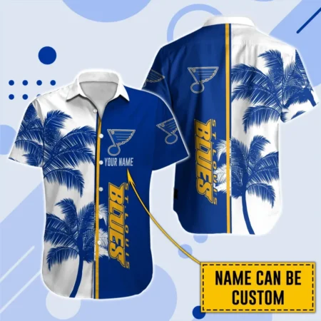 St. Louis Blues  Tropical Style Mix Color National Hockey League Hawaiian Shirt All Over Prints QTHWQ310724A44