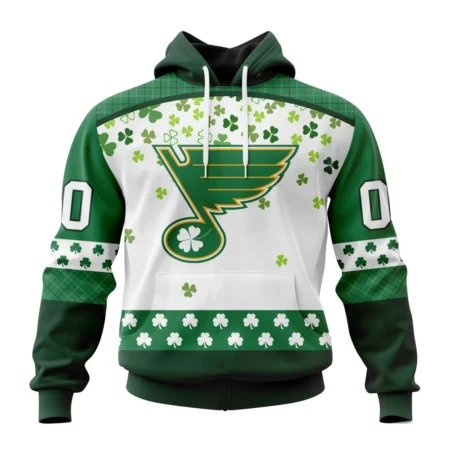 NHL St. Louis Blues Special Design For St. Patrick Day,QTNHL080524A1236