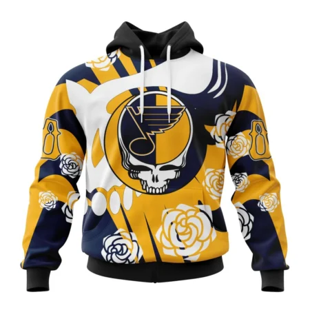 NHL St. Louis Blues Special Grateful Dead Design,QTNHL080524A1268