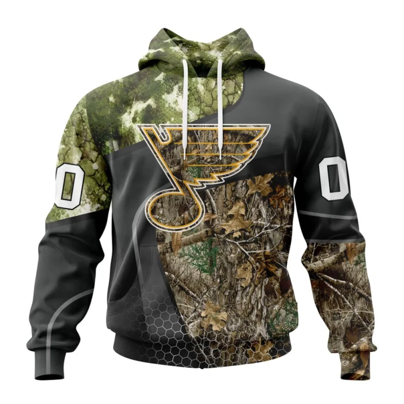 NHL St. Louis Blues Special Hunting Camo Design,QTNHL080524A1305