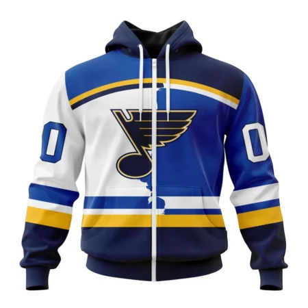 NHL Personalized Name And Number, St. Louis Blues Personalize  Home Mix Away Kits,QTNHL Personalized Name And Number,080524B1502