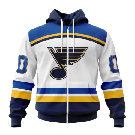 NHL Personalized Name And Number, St. Louis Blues Personalized  Away Kits,QTNHL Personalized Name And Number,080524B1539